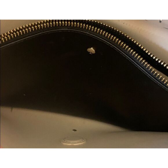 Kate Spade Perforated Leather Envelope Clutch Black Laser Cut Small Bag Preppy - Picture 7 of 14